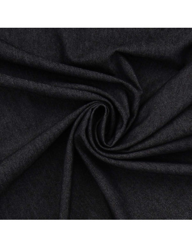 Tela de denim chambray - Negro