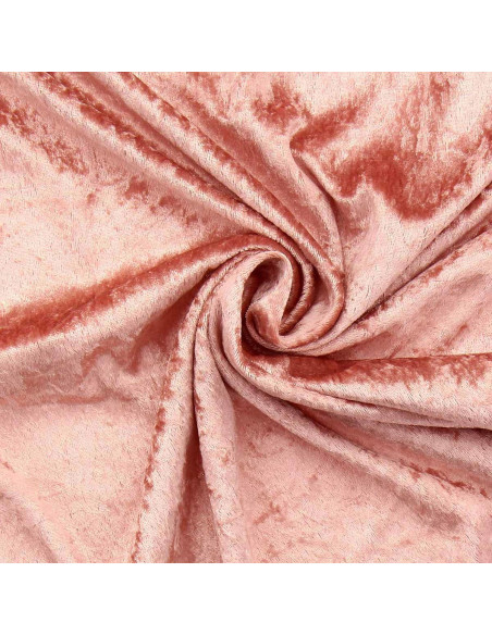 Tejidos de terciopelo panne - Rosa viejo