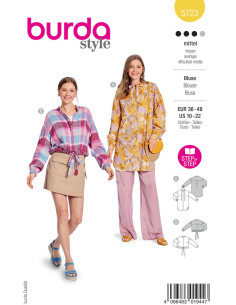 Patrón de blusa - Burda 5723