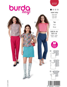 Patrón de top - Burda 5727