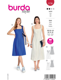 Patrón de vestido - Burda 5736