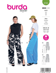 Patrón de pantalón - Burda 5743