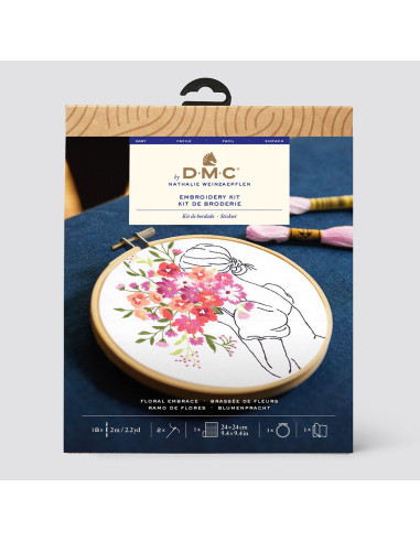 Kit de bordado - Ramo de flores