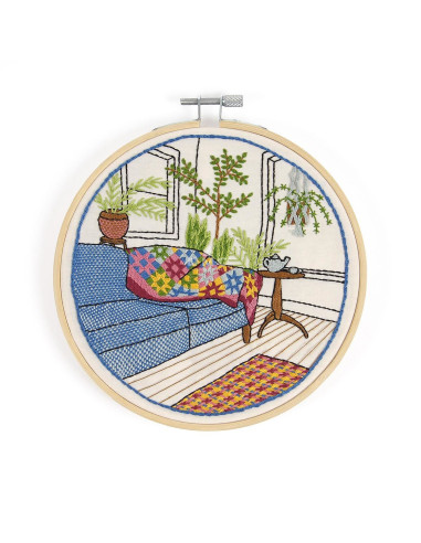 Kit de bordado - Jardín de invierno