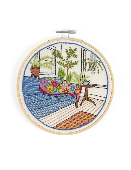 Kit de bordado - Jardín de invierno