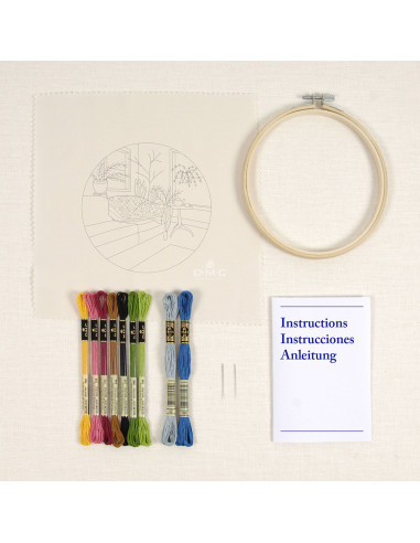 Kit de bordado - Jardín de invierno