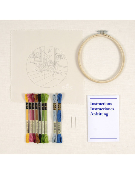 Kit de bordado - Jardín de invierno