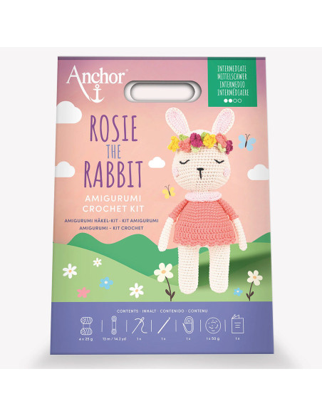 Kit amigurumi - Rosie el conejo