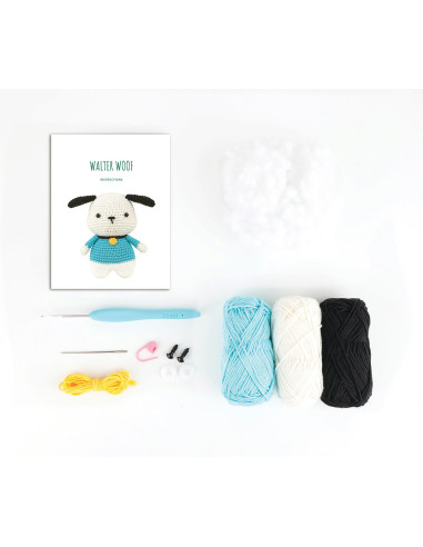 Kit amigurumi - Walter el perro