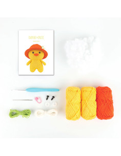Kit amigurumi - Daphne el pato 2