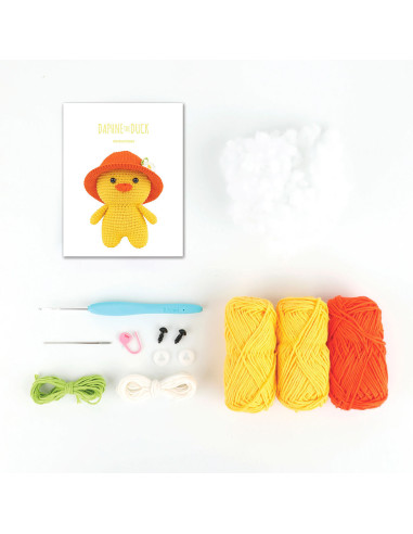 Kit amigurumi - Daphne el pato