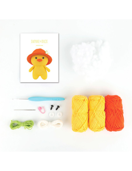 Kit amigurumi - Daphne el pato