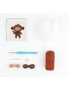 Kit amigurumi - Mimi el mono 2