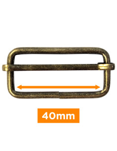 Hebilla deslizante - Bronce 40 mm