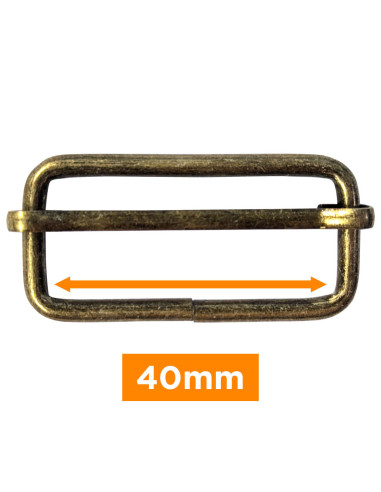 Hebilla deslizante - Bronce 40 mm