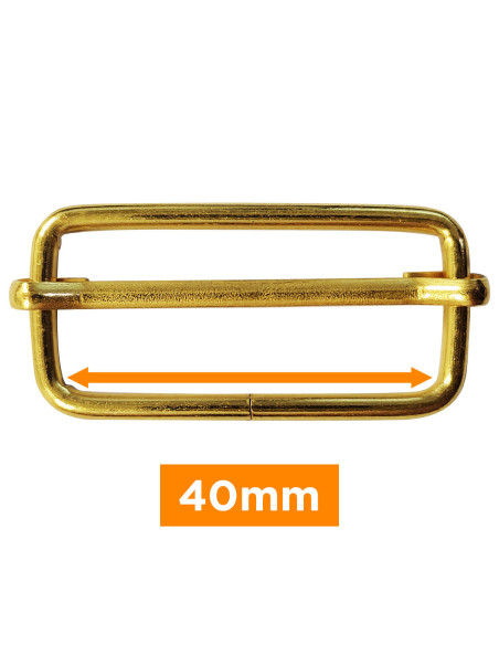 Hebilla deslizante - Oro 40 mm