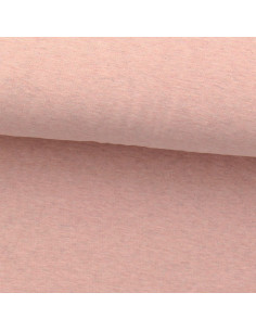 Tejido de punto fino jaspeado - Rosa