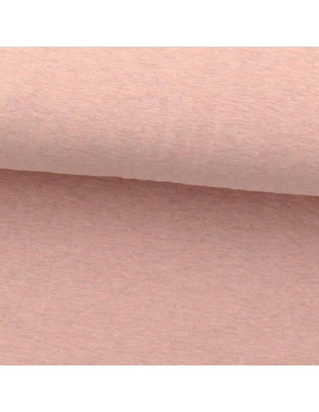 Tejido de punto fino jaspeado - Rosa