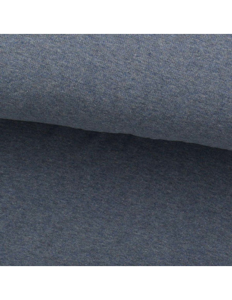 Tejido de punto fino jaspeado - Azul
