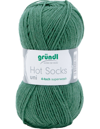Laine à chaussettes Hot Socks uni 50 Gründl