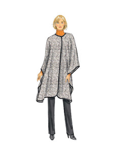 Patrón de chaqueta, abrigo y prenda envolvente - Butterick 6250