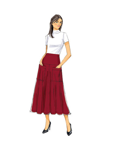 Patrón de falda - Butterick 6249