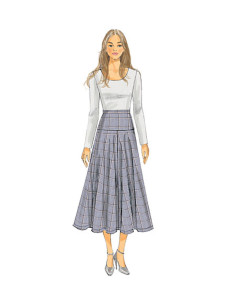 Patrón de falda - Butterick 6249 2