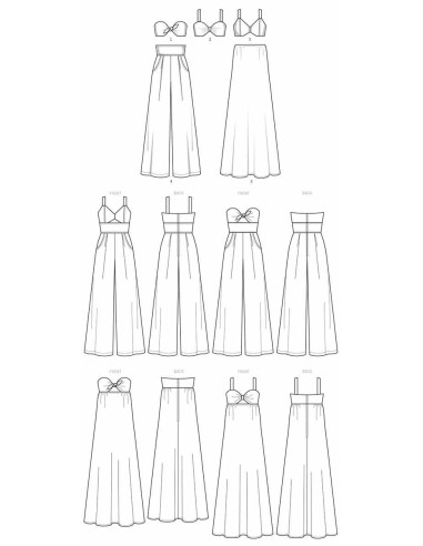 Patron de robes et combinaison - McCall's 7789