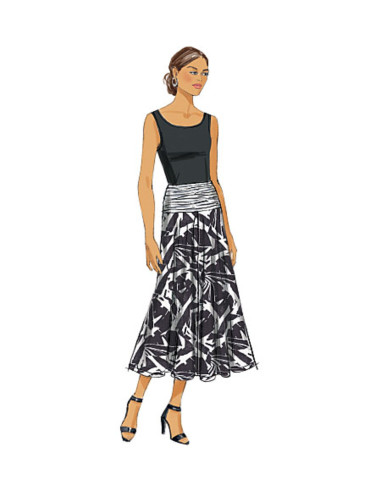 Patrón de falda - Butterick 6249