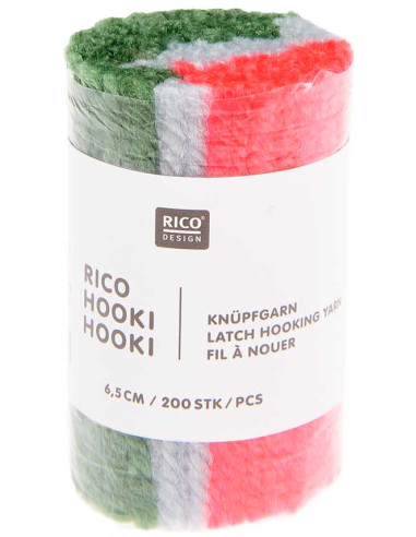 Fil à nouer 6,5 cm marbré Rico Hooki Hooki
