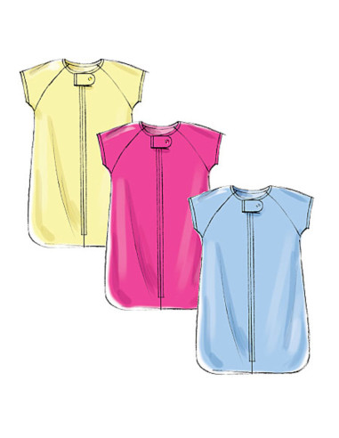 Patrón de chaqueta, peto, pantalón, saco de dormir y sombrero - Butterick 6238