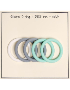 Anillos de silicona para sujetar chupetes 2