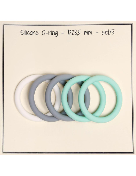 Anillos de silicona para sujetar chupetes
