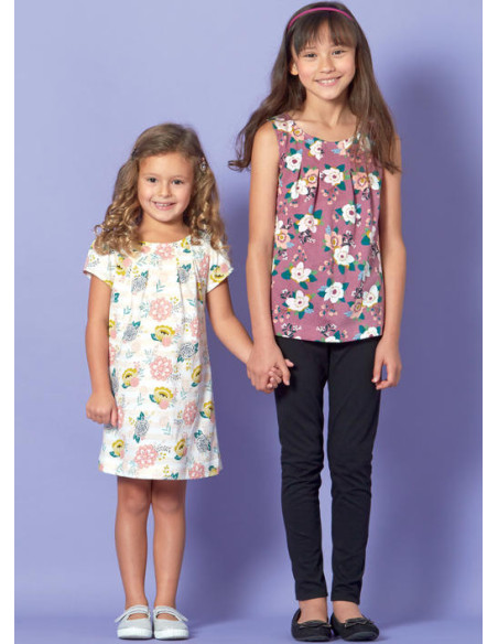 Patrón de blusas, vestidos y medias - McCall's 7709