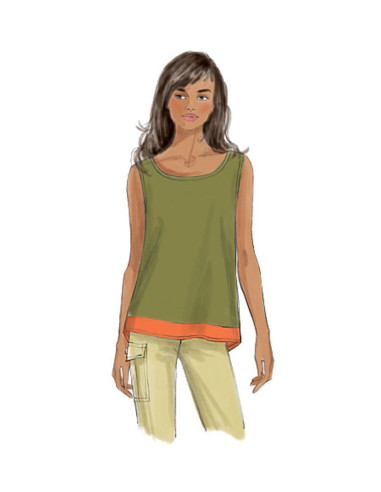Patrón de blusa - Butterick 6214