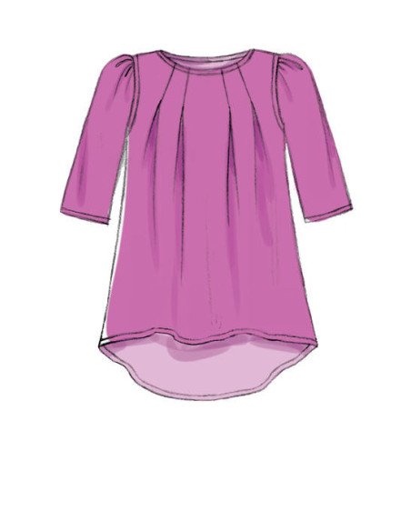 Patrón de blusas, vestidos y medias - McCall's 7709