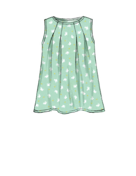 Patrón de blusas, vestidos y medias - McCall's 7709