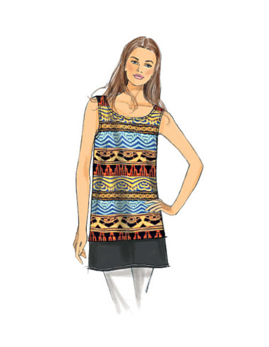 Patrón de blusa - Butterick 6214