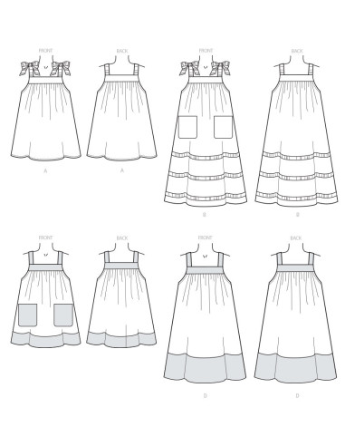 Patron de robes - McCall's 7768