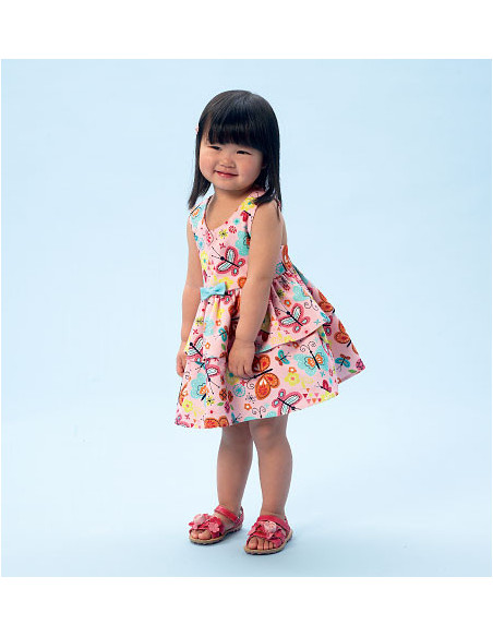 Patrón de blusa, vestidos, pelele y braga - McCall's 6944
