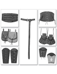 Patrón de accesorios históricos - Butterick 5371