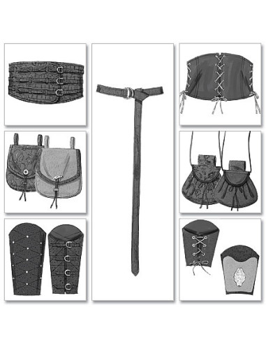 Patrón de accesorios históricos - Butterick 5371