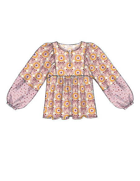 Patrón de blusas y túnica - McCall's 7325