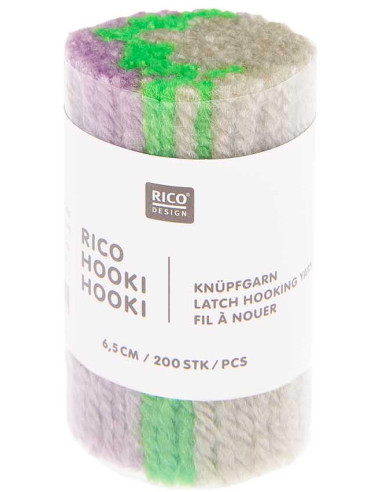Fil à nouer 6,5 cm marbré Rico Hooki Hooki