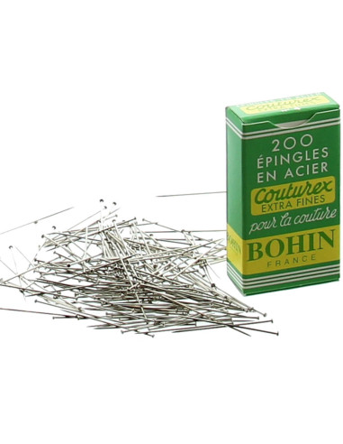Caja de 200 alfileres extrafinos Bohin