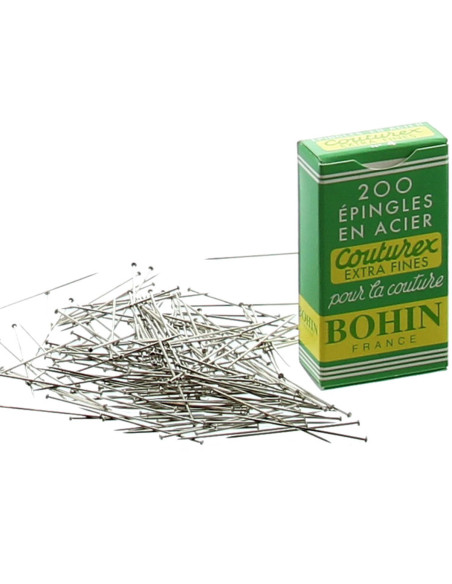 Caja de 200 alfileres extrafinos Bohin