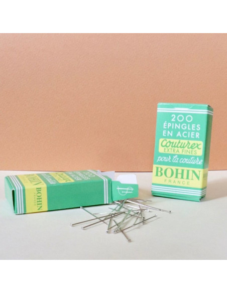 Caja de 200 alfileres extrafinos Bohin