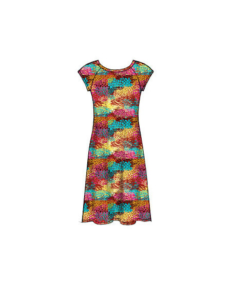 Patrón de túnica, vestidos y mallas - McCall's 7122