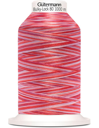 Cône fil mousse Gütermann Bulky-Lock Multicolour 1000 m