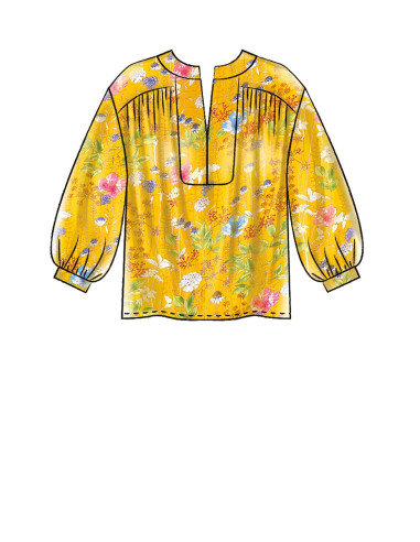 Patrón de blusa, túnica y vestidos - McCall's 7959